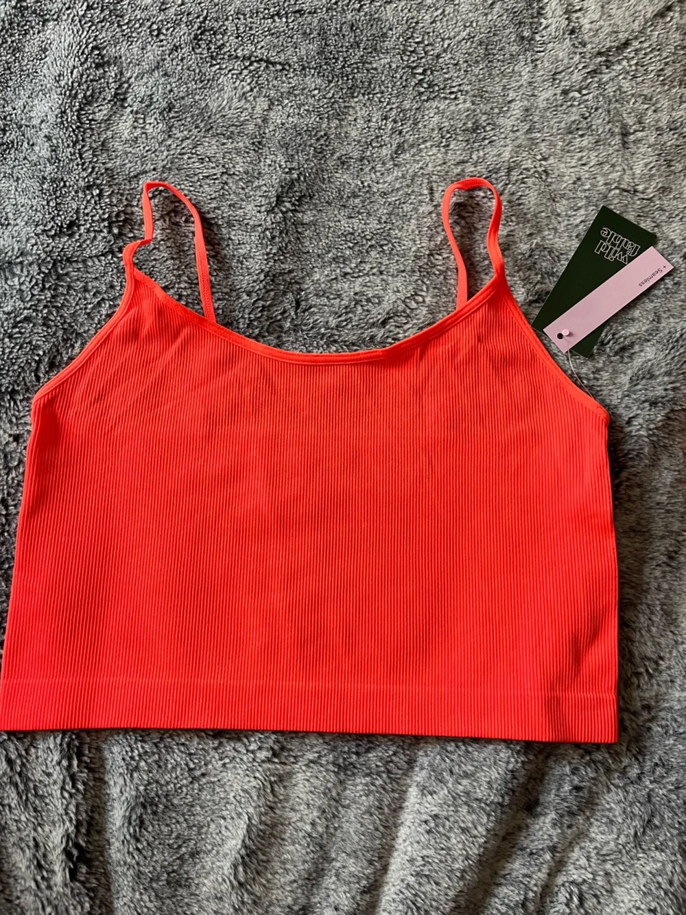 Wild Fable red ribbed tank top in S #wildfable #ribbed - Picture 1 of 5